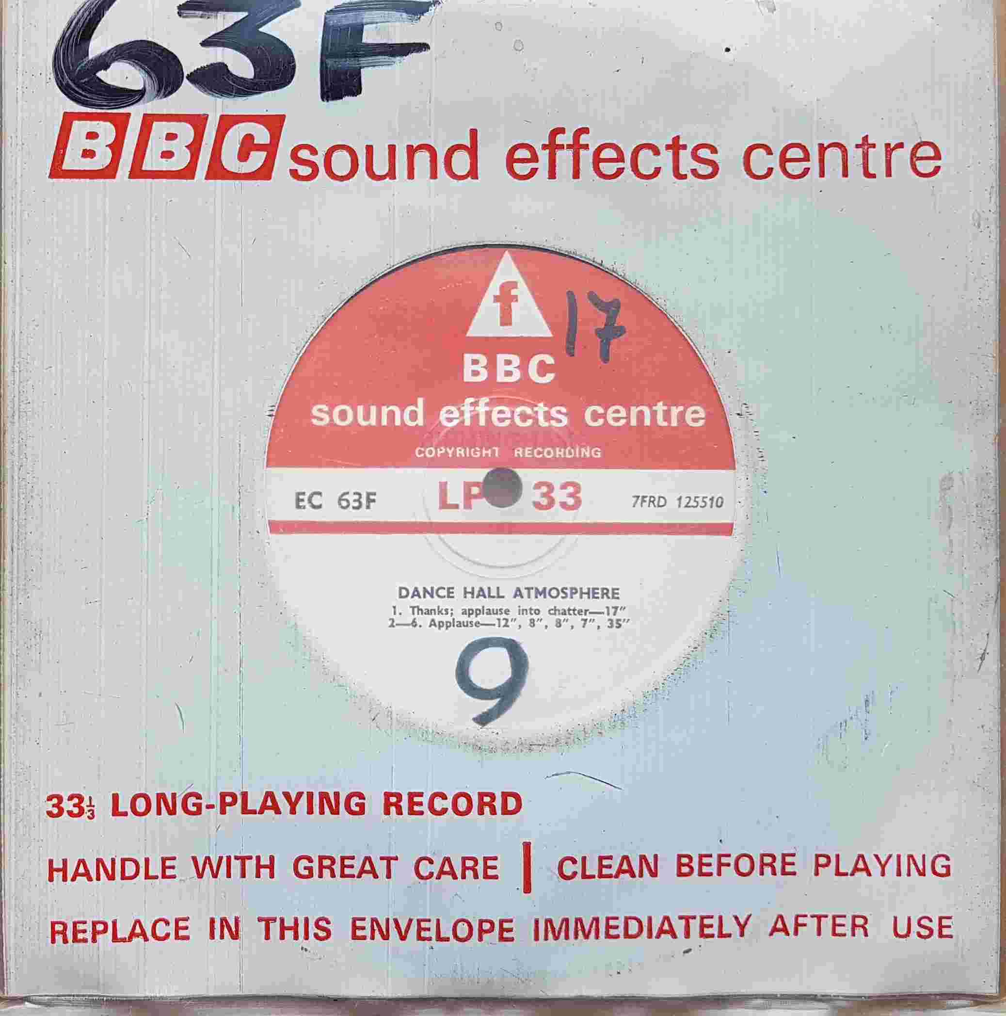 Picture of EC 63F Dance Hall atmosphere by artist Not registered from the BBC records and Tapes library